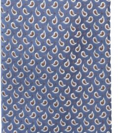Suitable Stropdas Zijde Paisley Donkerblauw